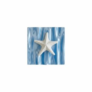 J2UQR3 Blue Water Ripple Light Switch Protector Three-Dimensional Shape 3D Printed Light Switch Cover Coastal Ocean Themed Wall Deco Switch Cover House Renovation