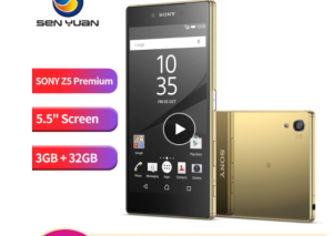 Sony Xperia Z5 พรีเมี่ยม E6853 เดิมปลดล็อค32กิกะไบต์รอม 5.5 โทรศัพท์มือถือ 23MP octa core GSM Android LTE