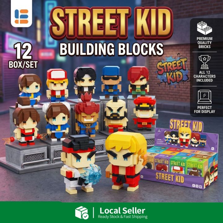 Street%20Kid%20Building%20Block%20The%20King%20of%20Fighters%20Building%20Block%20Mini%20Particle%20Building%20Block%20Model%20Toy%20Gift%20-%20Image%202