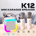 K12 Mini High End Wireless Audio Mini Home With 1 Microphones Professional Karaoke Speaker. 