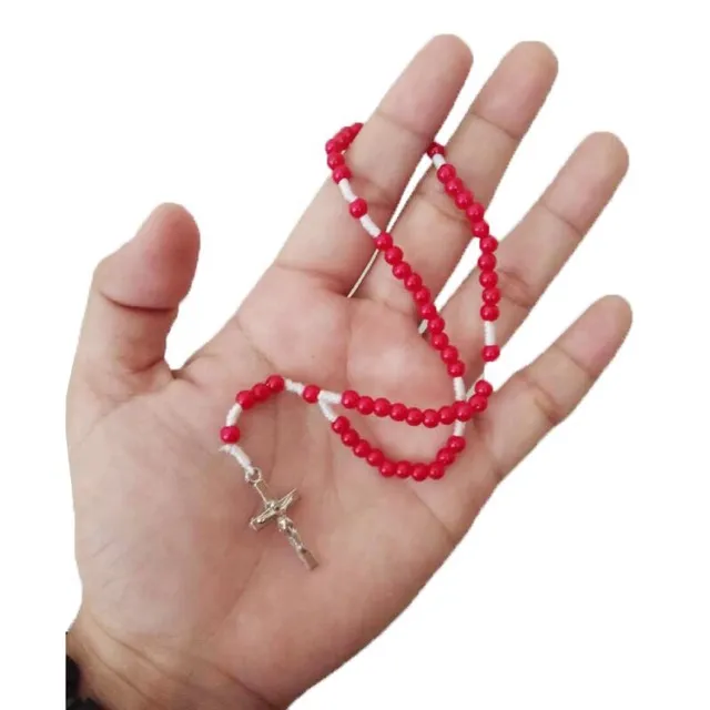 1Pcs Mini Full Rosary Bracelet Souvenir Giveaways Binyagan and