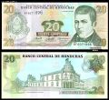 New UNC 2006 Edition Honduran 20 Lempira collection Head of State Herrera P-100. 