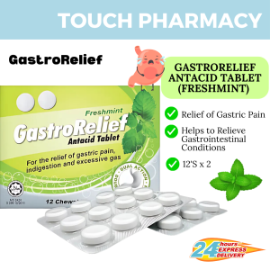 GASTRORELIEF Antacid Tablet (Freshmint) 24s/BOX