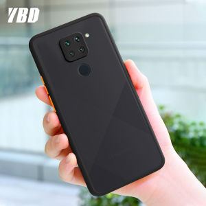Ốp Bảo Vệ Máy Ảnh Chính Xác YBD Ốp Lưng Cho Xiaomi Redmi Note 9 Ốp Lưng Nhựa PC Cứng Mờ Nhiều Màu Chống Sốc Điện Thoại Trường Hợp