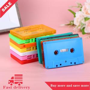 [COD] 1Pc Color Blank Tape Case Audio Magnetic Audio Recording Cassette Tape Shell Empty Reel To Reel Cassette(no Tape Core)