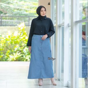 Rok Cargo Jeans Korean Style Jumbo Terbaru Ukuran L XL XXL Paling Laris / Cargo Model Terbaru