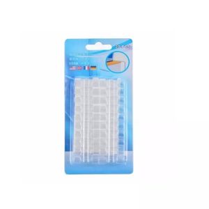 20Pcs Self Stick Wire Storage Clamp Cable Housing Data Line Finishing Tool Organizer Line Cable Clip Desk Wire Finisher Wire Cable Clip