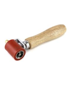 QWORK ®   Silicone Seam Roller High Temperature Resistant Silicon Seam Hand Pressure Roller Welding Tool 40mm Red