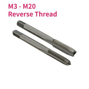 1pcs M3 M4 M5 M6 M8 M10 M12 M14 M16 M18 M20 Left Hand Machine Thread Tap HSS Machine Plug Tap Metric Screw Tap Drill Thread Tool Hand Tools