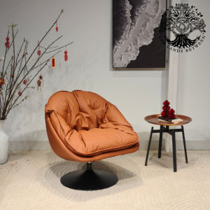 Ghế thư dãn COCO DS265 LOUNGE CHAIR nhập khẩu ghế lười đọc sách hình trứng chân xoay đệm lông vũ