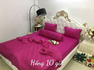 Bộ drap thun trơn 2mx2m và 2m2x2m (4-5 món). Lamabedding - Chăn ga gối Minh Anh - Drap MInh Anh chuyên sỉ - Minh Anh Bedding