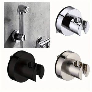 TIMES LORD No Punching Suction Cup Shower Bracket Adjustable Strong Bearing Shower Head Holder Universal Durable Shower Fixed Base Bathroom Accessories