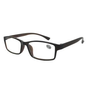 Kacamata Baca Frame Kotak Reading Glasses model Casual - FW554P.NS Hitam dan Coklat