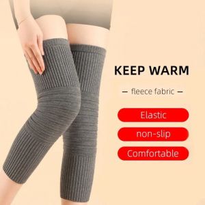 LITUILI Len Miếng đệm đầu gối bằng len Lạc đà M-XL Đệm đầu gối cashmere dày Phụ kiện Đồ bảo hộ Bảo vệ đầu gối giữ ấm Mùa đông