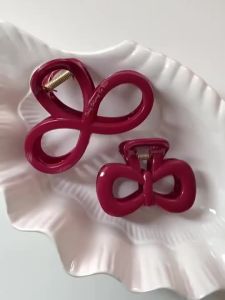2 Cái Thời Trang Màu Đỏ Điểm Kẹp Tóc Kẹp Tóc Kẹp Mũ Phụ Kiện