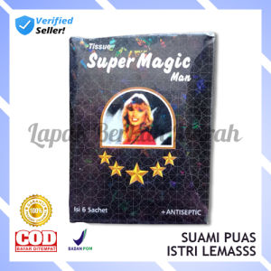 Tisu Super magic Man Pria Kuat Tahan Lama Ori Aman / Tissue Megic Paling Ampuh Antiseptik Untuk Hubungan Intim Tisu Untuk Mencegah Penyakit Menular - Lazada