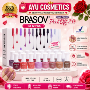 Brasov kutek Peel Off Nude 1 box 12pcs