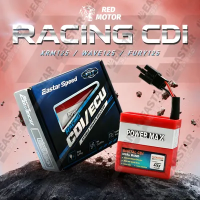 Dual Band Digital Racing CDI 4Pin Plug & Play Fit XRM125 WAVE125 FURY125 RUSI TC125