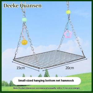 Deeke Pullable dưới Nhà chim võng làm tổ dễ dàng để làm sạch sáng tạo rắn gỗ Vẹt nhà mịn cạnh chim chăn nuôi hộp