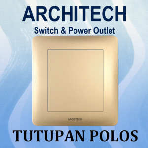 ARCHITECH INFINITY A63-P01 GOLD Sakelar - Saklar Tutupan Polos