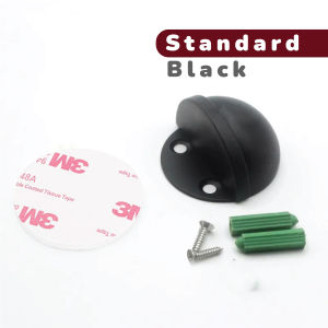 Half Moon Magnetic Door Stopper No Drill Wall Cushion Door Stoper with Rubber Bumper Door Stop Penahan Pintu Rumah Bilik