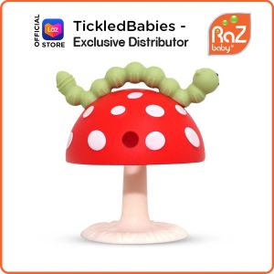 Razberry Chompy Mushroom Grip Teether ( razbaby baby infanr soother pacifier )