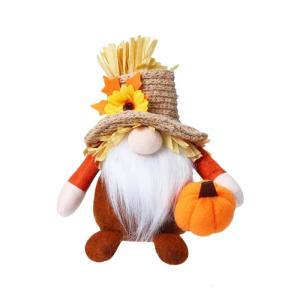Mùa Thu gnomes trang trí mùa thu sang trọng thu hoạch handmade ELF lùn bức tượng nhà bếp trang trại khay tầng decors