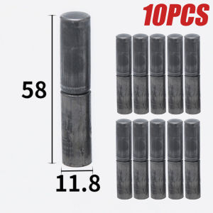 10pcs Cylindrical Hinges 5/16 3/8 1/2 9/16 5/8 3/4 Inch Steel Door Cylindrical Hinge