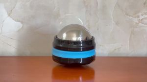 Cold Massage Roller Ball Stainless Steel Massage Ball for Cold & Heat Therapy Relief Roller for Muscles Deep Tissue Free Rolling Removable Gel Ball for Pain Relief