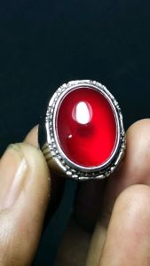 Desain Cincin Elegan dengan Batu Carnelian High Quality