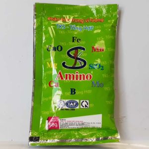 Mua 10 Tặng 2| Phân Bón Lá TRUNG VI LƯỢNG TỔNG HỢP - 12 gói AMINO Gói 50g