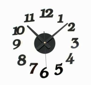 JAM DINDING TEMPEL ANALOG - 3D DIY MODERN CLOCK - BC
