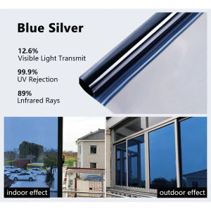 WEFILM Window Tinted Film Home One Way Film Tinted Privacy Window Film Anti UV Heat Control Reflective Tinted Window for Home