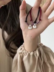 Gửi hàng từ Trung Quốc [2025] Túi may mắn nhỏ béo yên bình mới vòng tay dây đỏ năm rồng quà tặng cặp đôi cho nam và nữ chắc chắn đa năng đơn giản điều chỉnh được 042