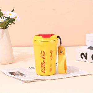 Termos Kopi Air Panas Dingin Portable Mewah Tali Trendy 480 ml KLY 100