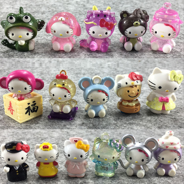 Kids Toys 5/10/20 PCS Hello Kitty Doll Cute Mini Figures Collection ...