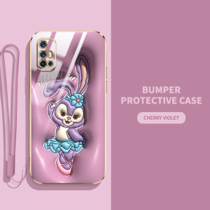YBD New Visual Effect 3D Phone Case For Vivo V17 V19 NEO Case Candy Girl Precision Camera Case Popular Anime Phone Case Cute  Pattern Cover With Free Lanyard