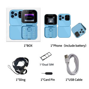 i16 Pro Flip Phone Original GSM Dual SIM Flip Cellphone Function Basic Phone Local Service