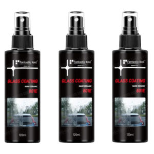 120ml น้ำยาเคลือบกระจกรถโปร่งใสเคลือบนาโน/น้ำไม่เกาะหมดปัญหาคราบน้ำ ทนต่ออุณหภูมิสูงทนต่อการขีดข่วน