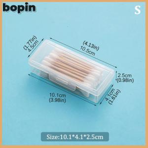 Bopin กล่องยาแบบพกพาสำหรับเดินทางกล่องใส่สำลีกล่องใส่เครื่องประดับไหมขัดฟันกันฝุ่นกล่องเครื่องประดับ