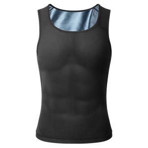 Men Body Shaper Waist Trainer Sweat Vest Compression Weight Loss Slimming Shapewear Workout Fitness Sauna Suits