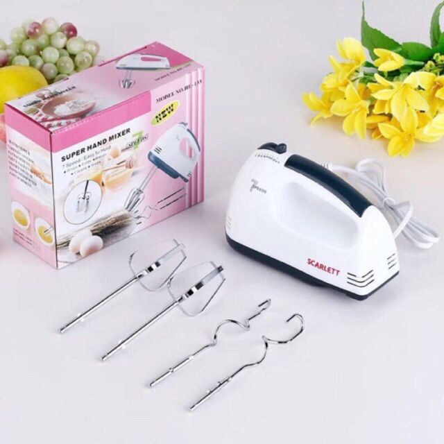 WXD Scarlett electric hand Mixer Lazada PH