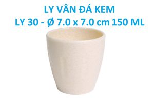Ly / cốc nhựa uống nước trà đá melamine vân đá nhiều màu - (LY 30) đường kính 7.0 x 7.0 cm