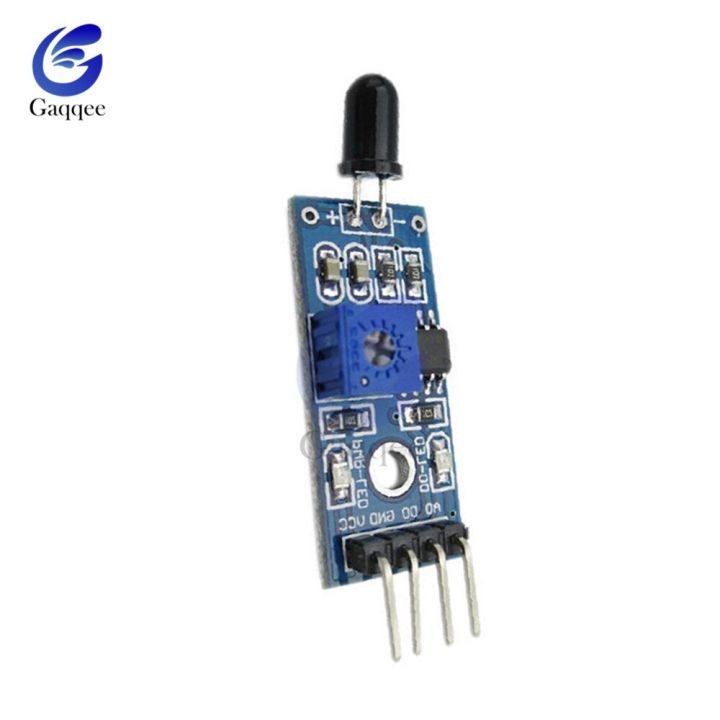 Gaqqee Lm393 4 Pin Ir Flame Detection Sensor Module Fire Detector 