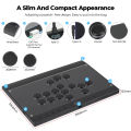 Haute42 C16 Magnetic Hitbox Leverless Arcade Stick Controller For Ps4 /PS5/Switch Button Rim Stickless Hitbox Fightstick. 
