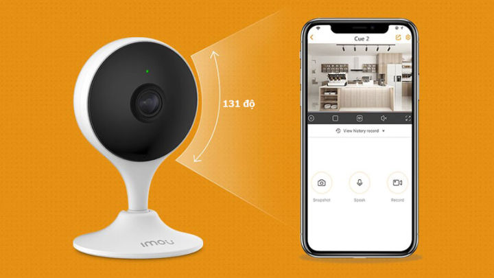 Camera IP WIFI IMOU Giám sát thông minh với phát hiện con người bằng công nghệ AI  2.0MP Dahua DH-IPC-C22EP - imou  – FULL HD 1080P ( C22 )