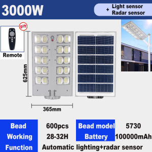 【BUY 1 TAKE 1】Solar Street light 400000W solar light outdoor waterproof IP67 200000W 300000W solar lamp 9730led garden light automatically night lightflood light intelligent sense with remote