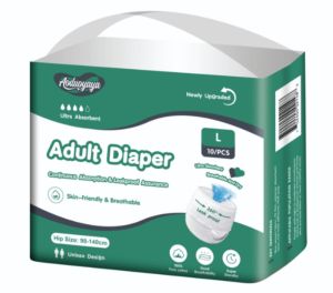 SKISOPGO  Adult Diapers M/L/XL (10pcs/1pack) Adult Pull-Up Pants Leak-Proof Adult Pants Tape Diaper Breathable