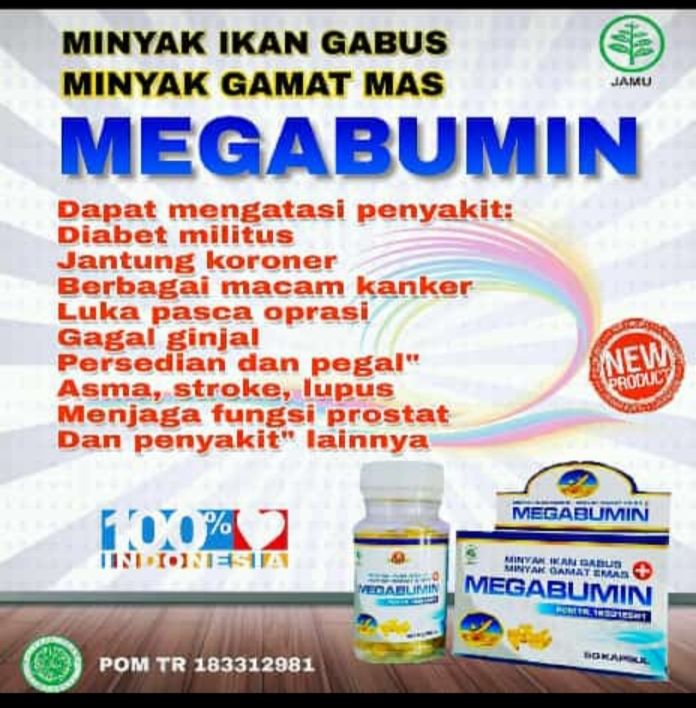 Megabumin MegaBumin - Minyak ikan gabus plus minyak Gamat Emas - multi manfaat ...