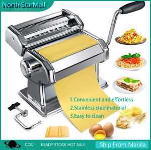 High quality Stainless Steel Pasta Making Machine Noodle Maker Manual Pasta Maker Dough Miki